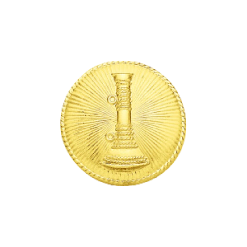 Silber-Gold Trompetenabzeichen: Ein Hauch von Eleganz für Deinen Stil! Einzigartig, glänzend, perfekt!